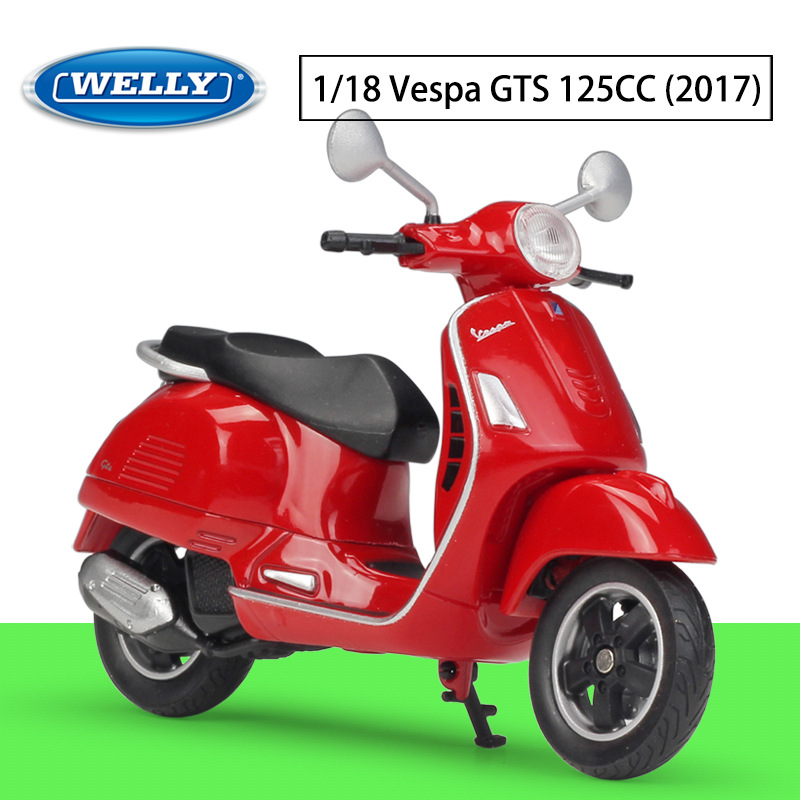 2017 VESPA GTS 125CC赤