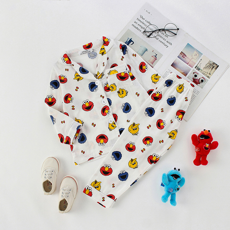 長袖セット-ごま通り (ガーゼ)