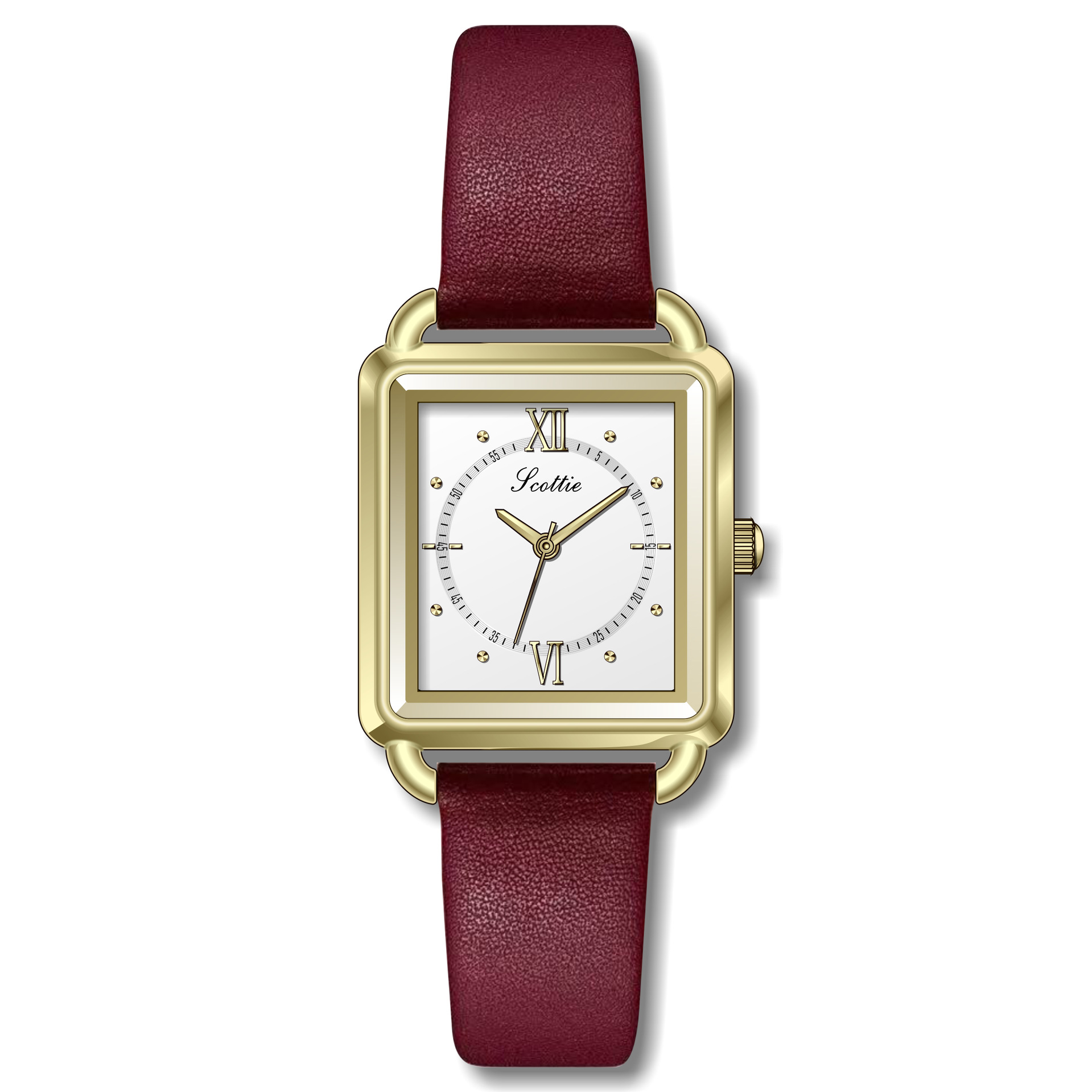 黄金の殻の赤い帯