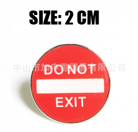 DO NOT ENTER(2CM)