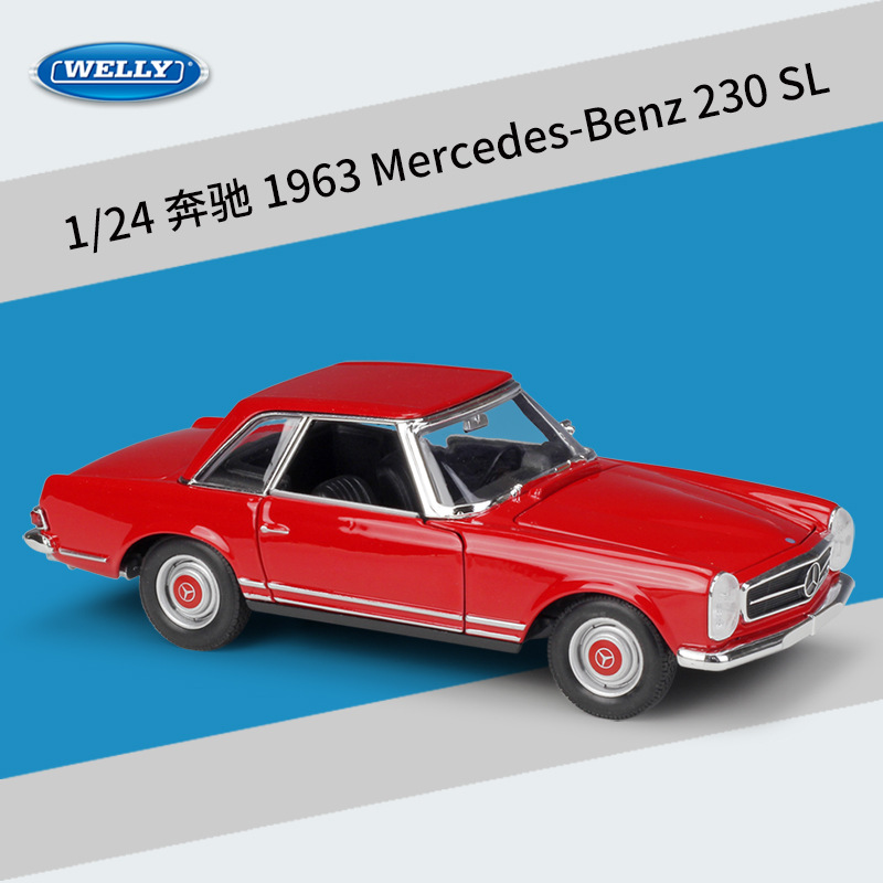 1963 メルセデスベンツ 230SL レッド