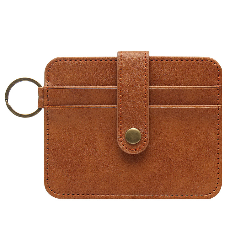 ブラウン (磁気防止カードホルダーキーホルダー)