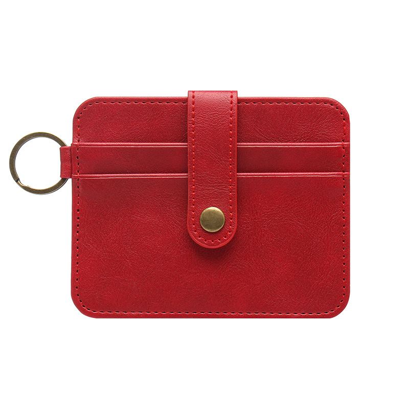 赤 (磁気防止カードホルダーキーホルダー)