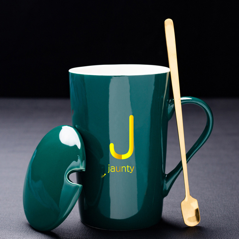 J-墨緑真金金 (蓋 + 金スプーンを含む)
