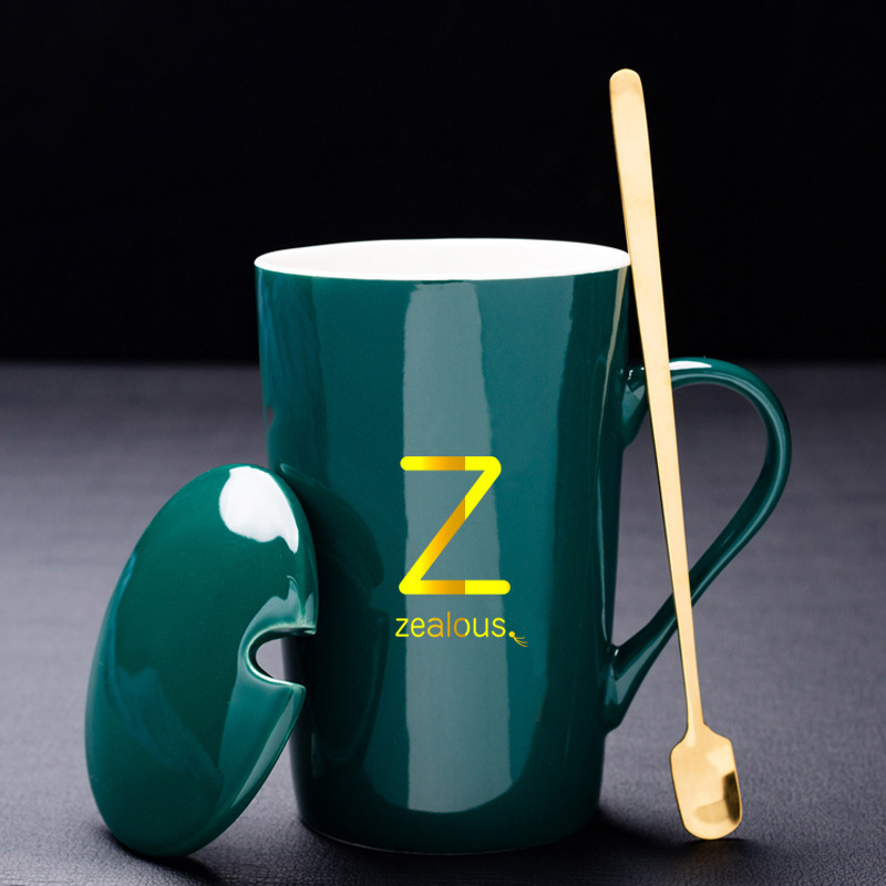 Z-墨緑真金金 (蓋 + 金スプーンを含む)