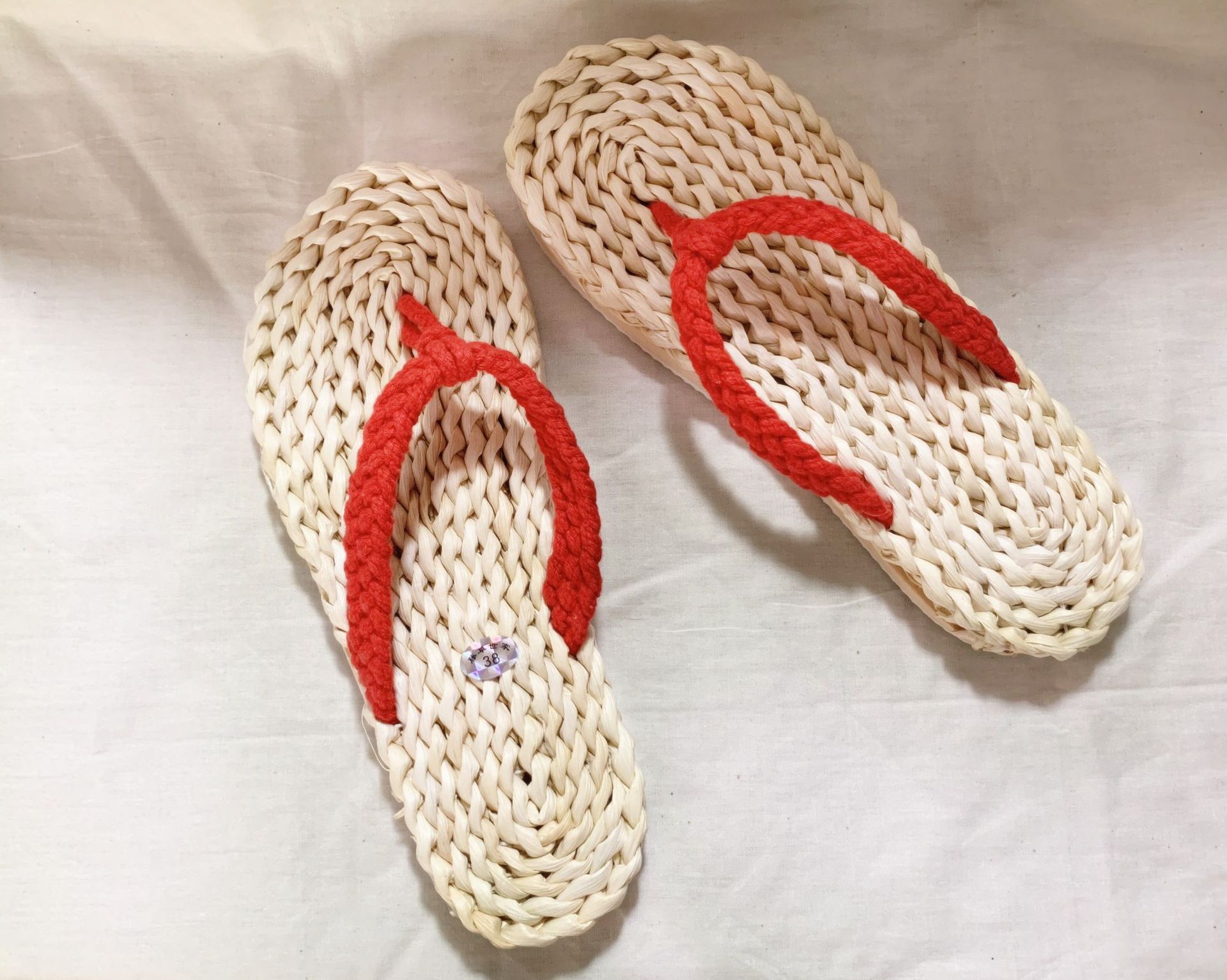 赤いラバーソール