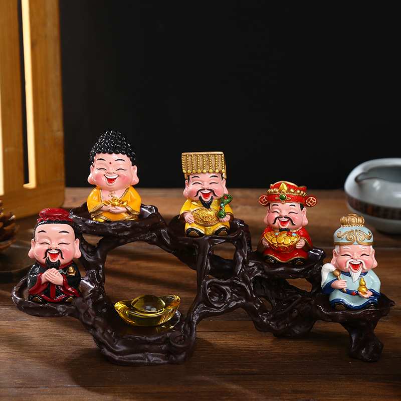 五方聖尊 + 横架 + 元宝