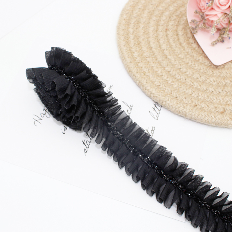 AI8117-4CM黒紗シフォン * カット (2-10) コード