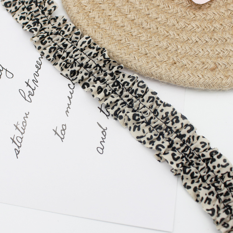 AI8036-02-2.5CMシフォン豹紋 * カット (2-10) コード