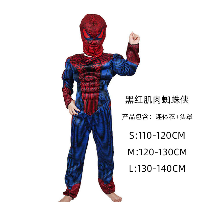 スパイダーマンの黒い筋肉の金