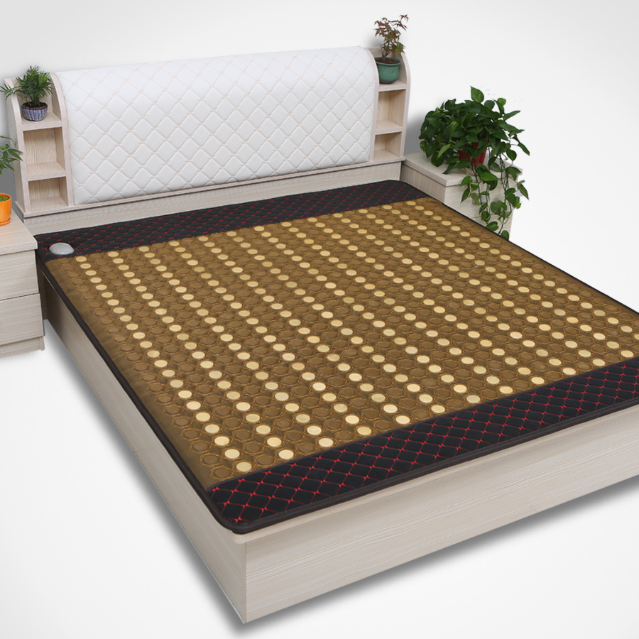 黒複合ゲルマニウム玉黄網縁なしマットレス