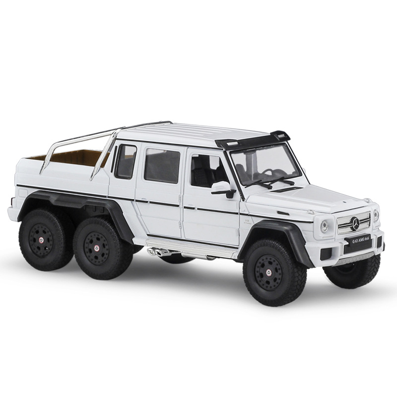 1/24ベンツg63 am6x6ホワイト