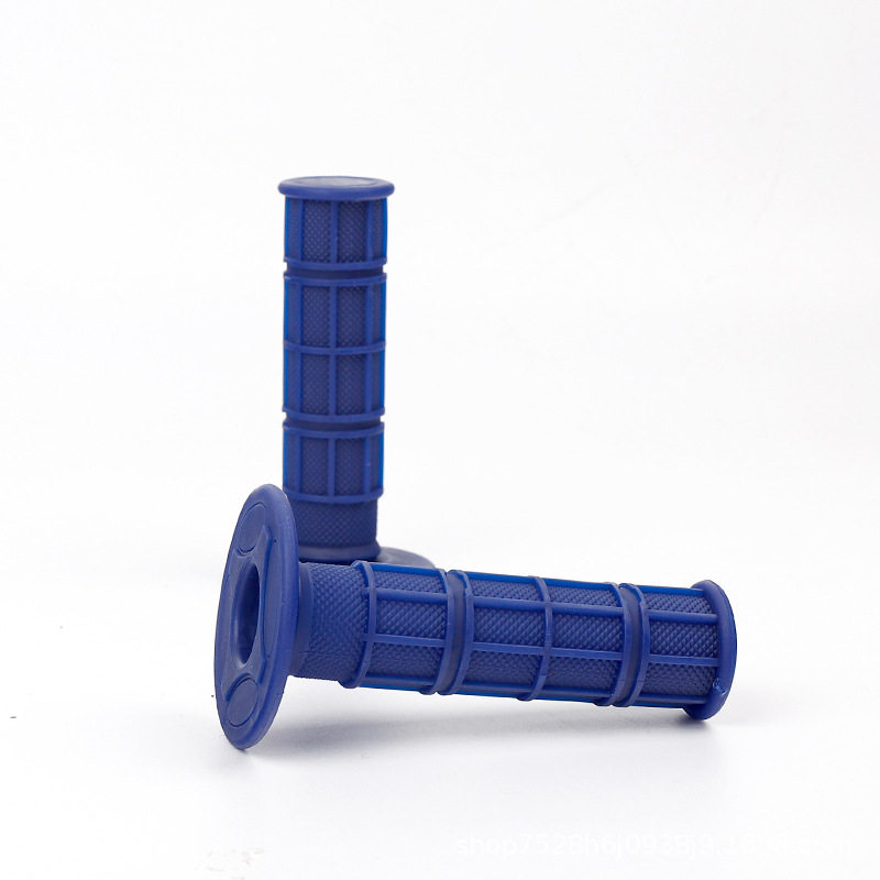 青いハンドルカバー