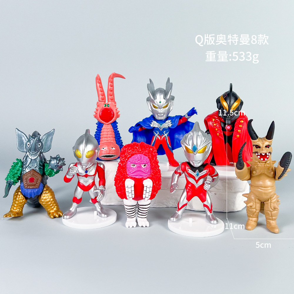 ウルトラマン8種(関節可動)