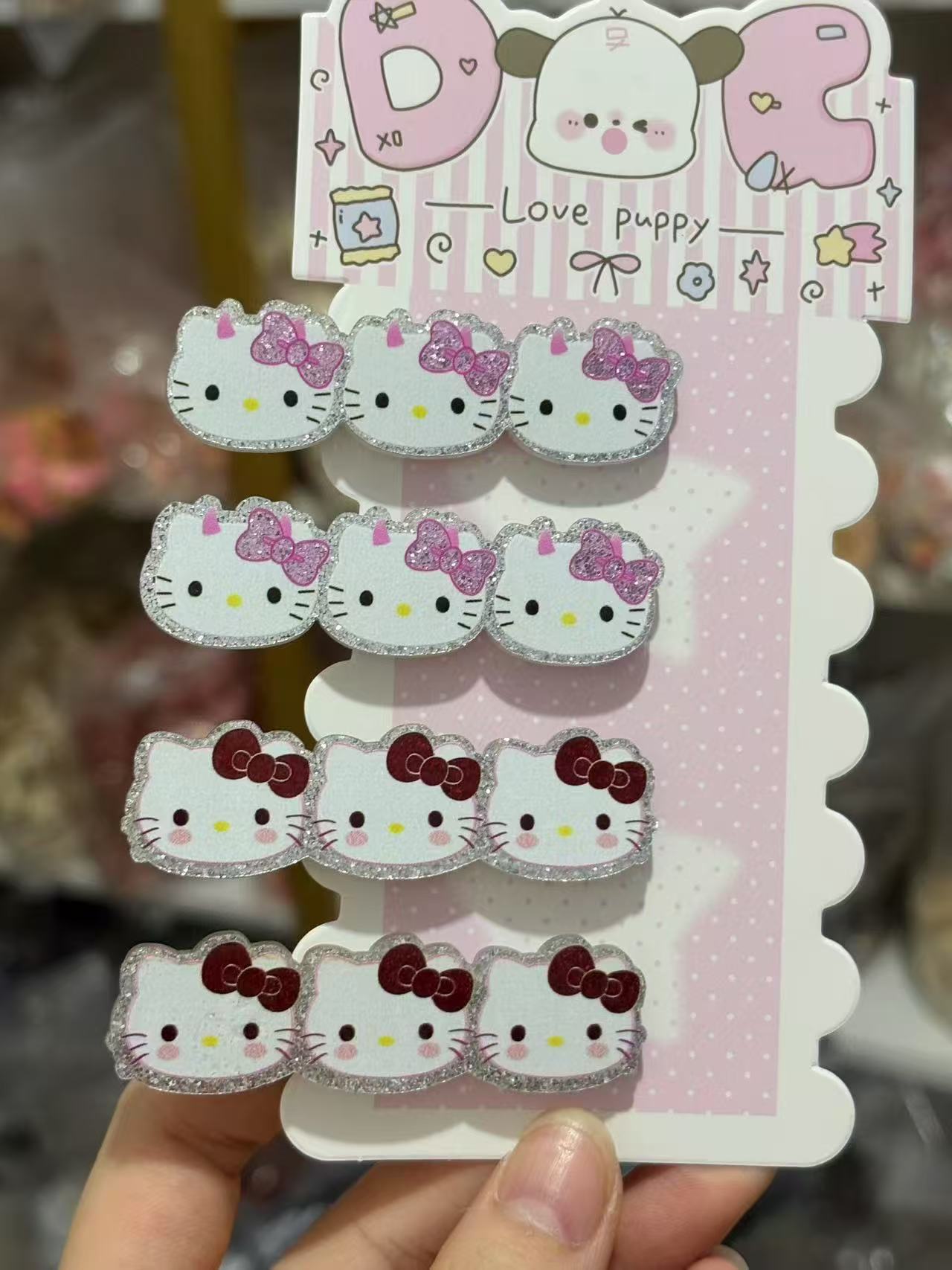 三聯猫咪アクリルランダム