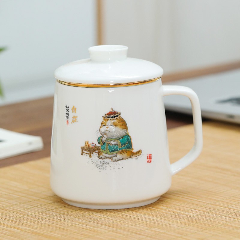 白磁自在泡カップ (安全装)