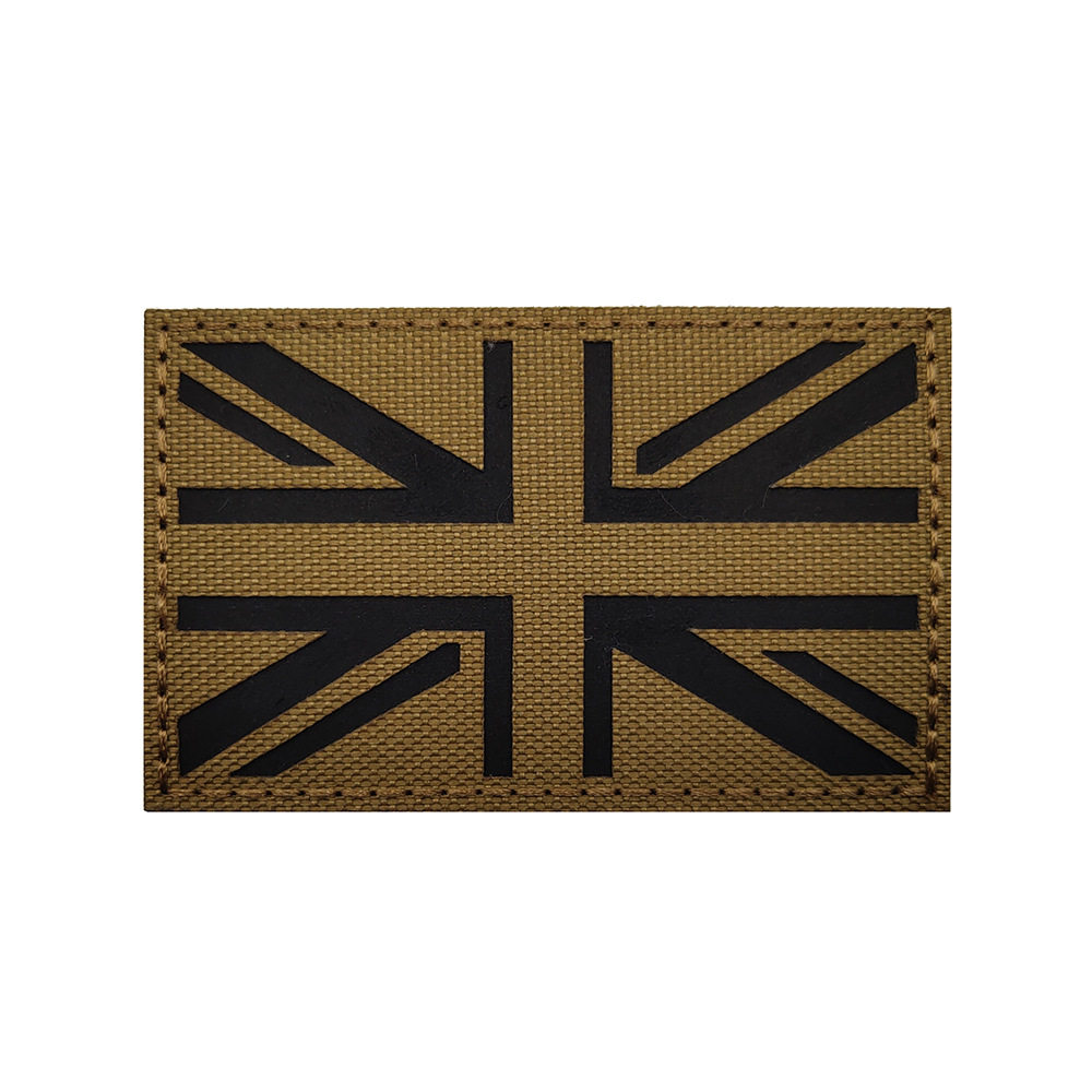 M00021-6反射イギリス (カーキ8*5cm)