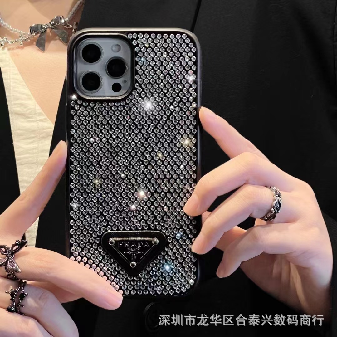 ノースプラ ラインストーン - フレーム ブラック