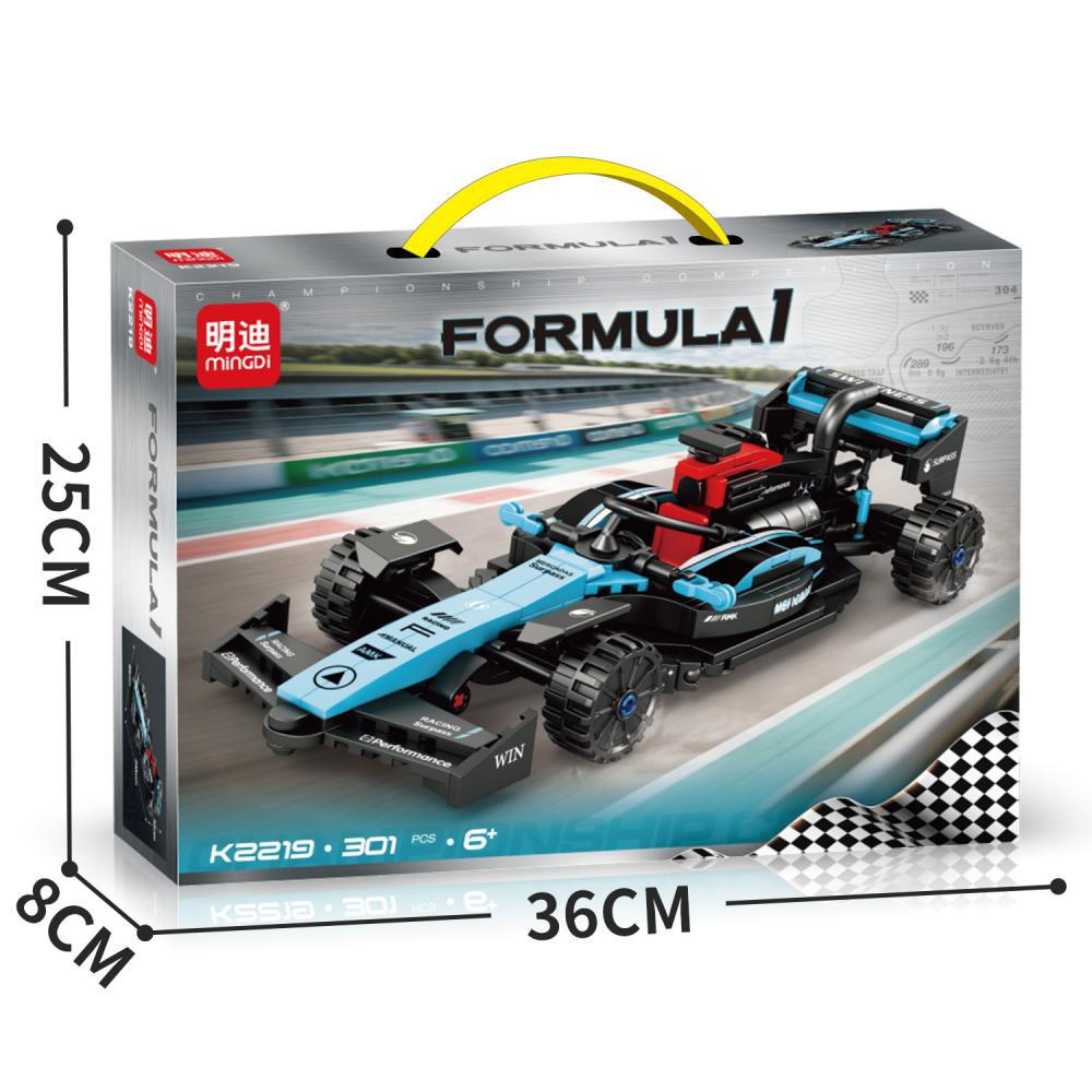 K2219 ビルディングブロックレーシング-ブルーブラック