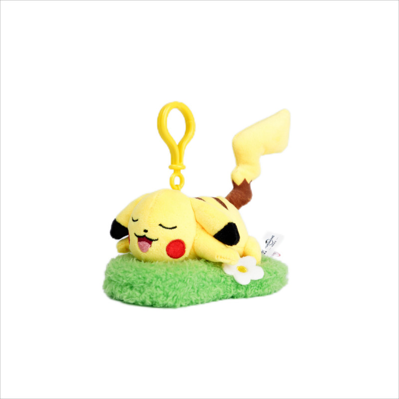 11.5CM ピカチュウ草ぬいぐるみペンダント