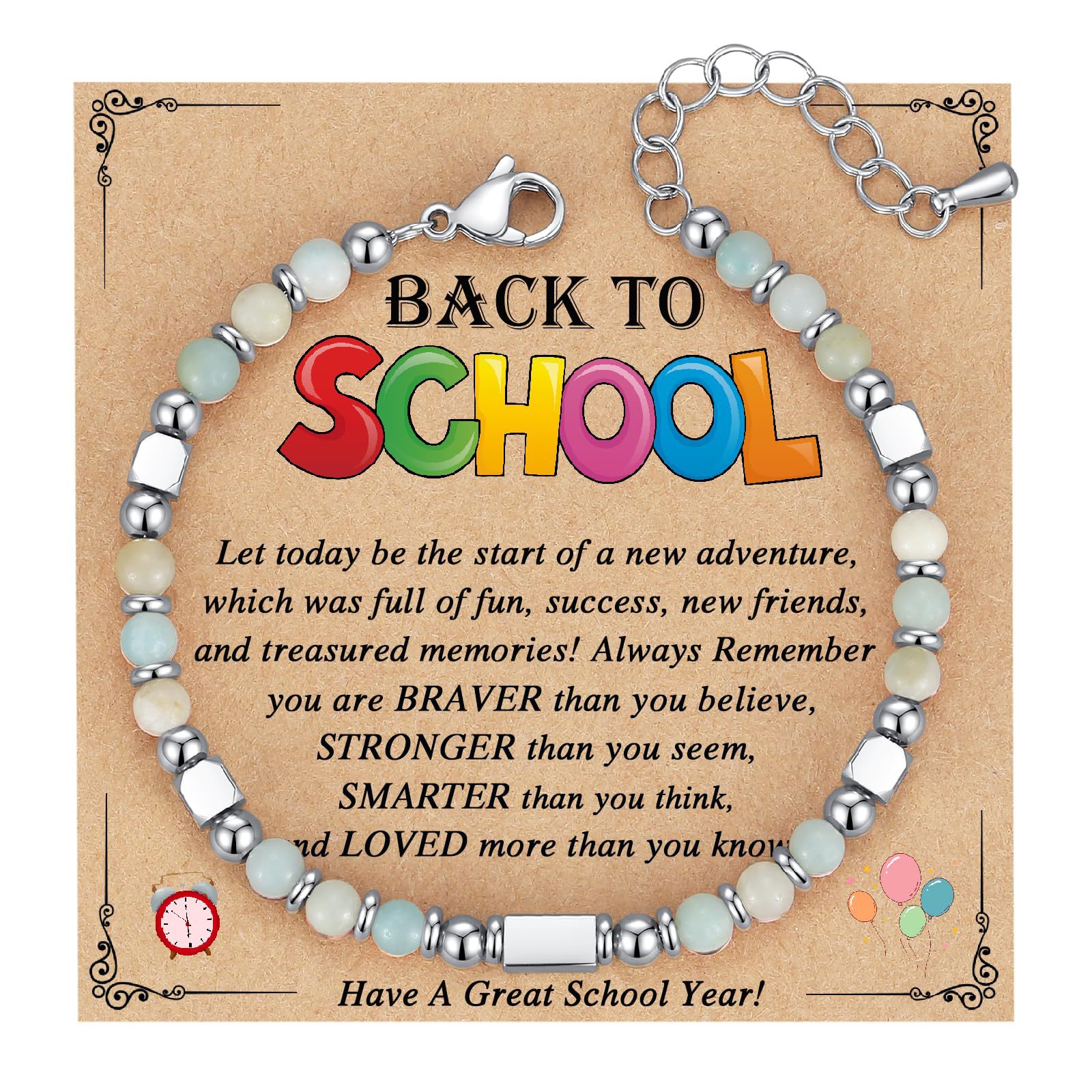 アマゾンストーンブレスレット-Back To School
