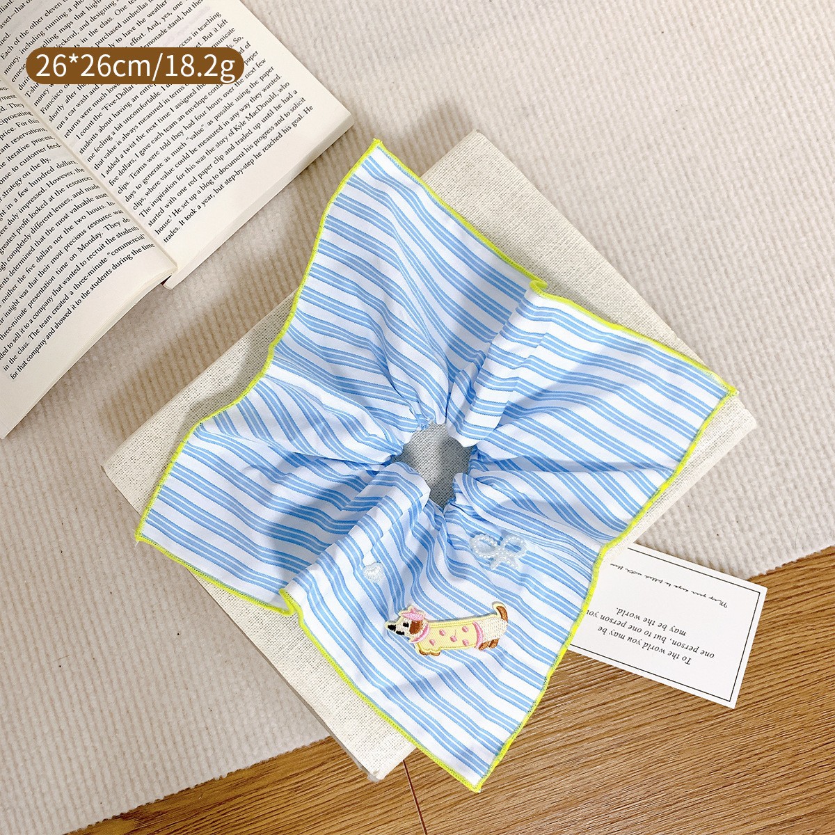 スカイブルーのハンカチ