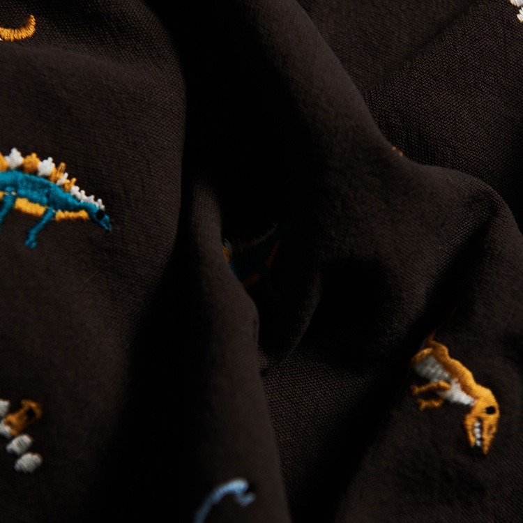 E20452 コーヒー色（ドア幅125cm、綿70％、麻30％）