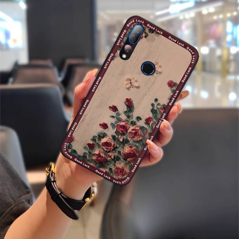 ブラックシェル-ヴィンテージ油絵バラ