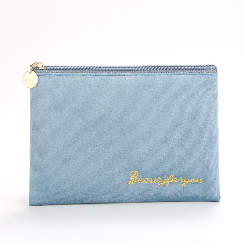 ベルベットフラットバッグ ヘイズブルー