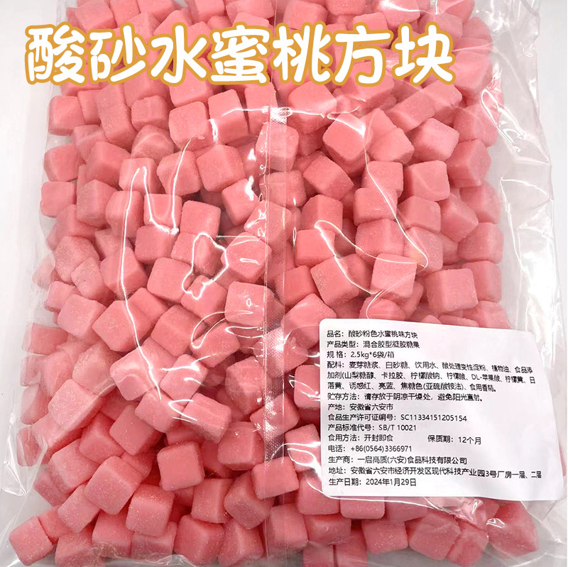 酸っぱい砂の水蜜の桃の四角の5斤