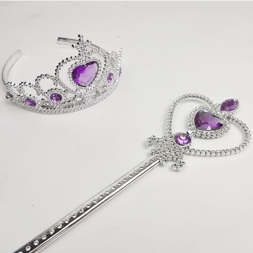 紫の王冠の魔法の杖