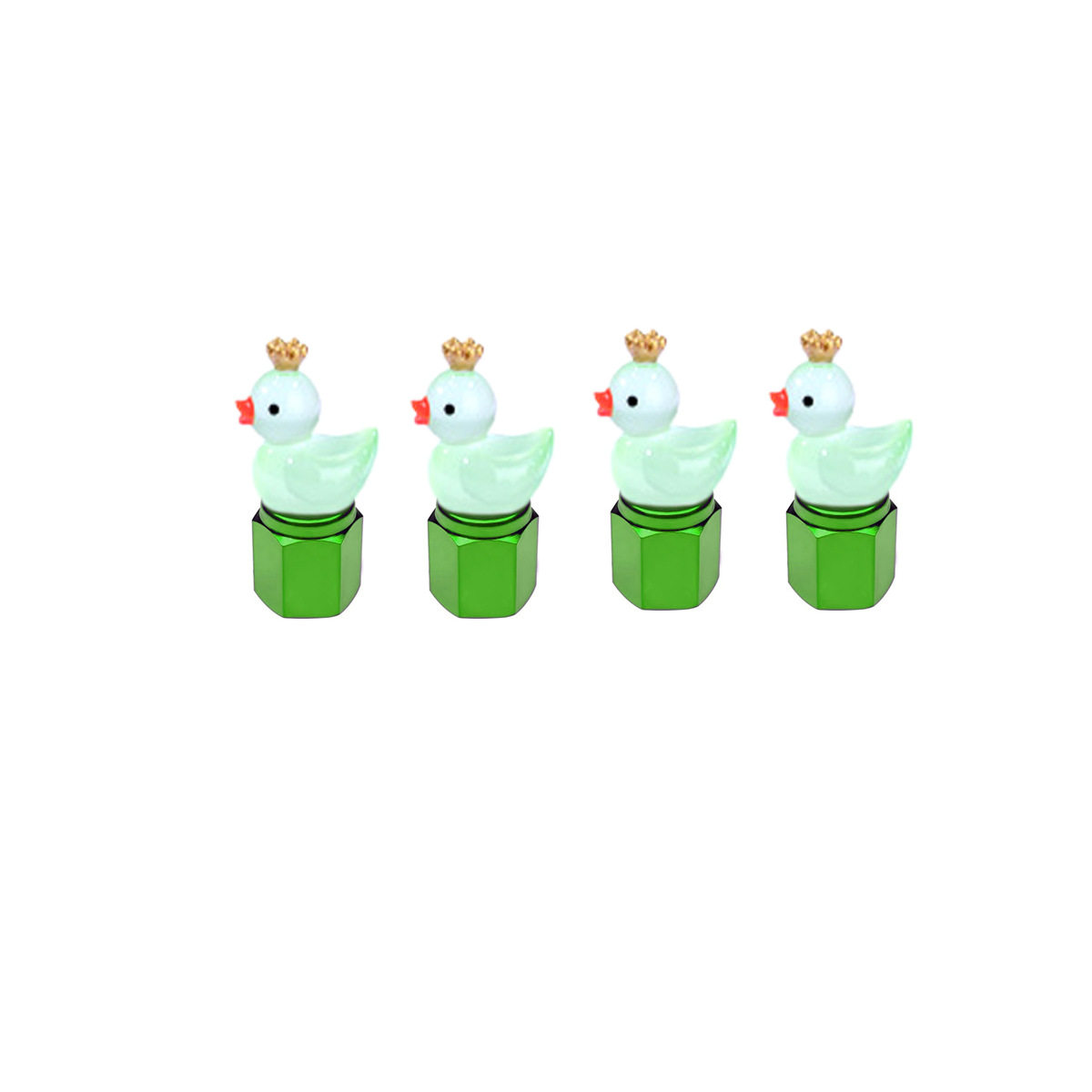 グリーン 525 ハットとアルミニウム クラウン アヒル