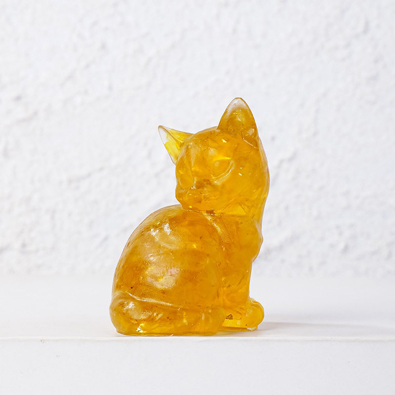 傾いた猫 - イエローを追加