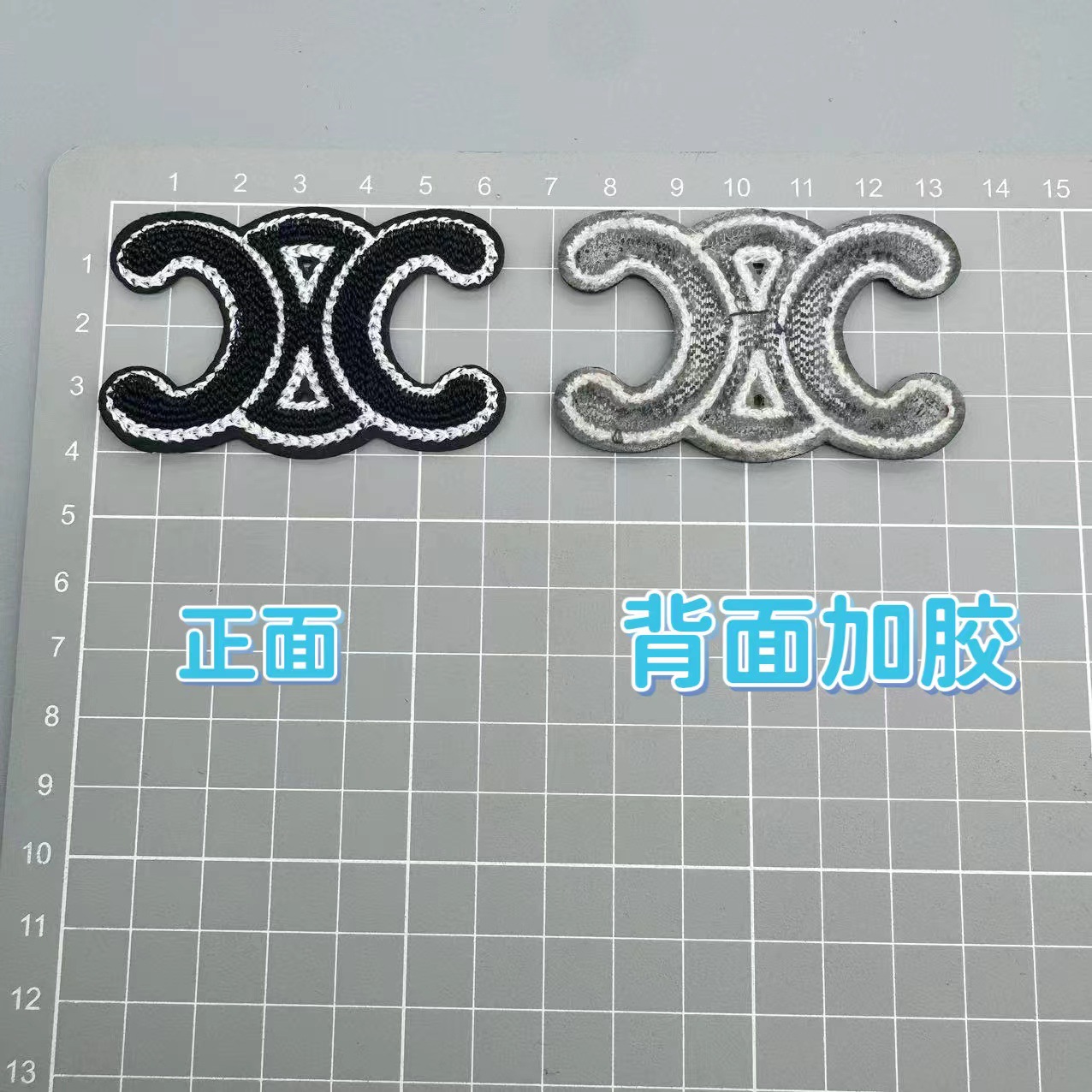 真空刺繍 Xiaoxiang 黒と白