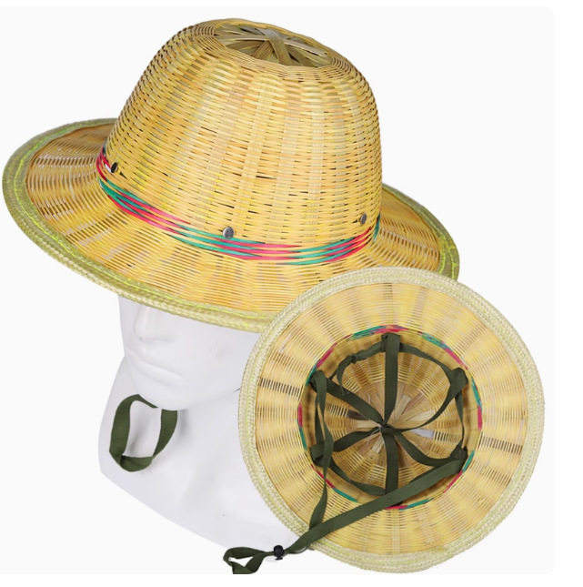 大きなつば - 鋼板なし - 通常の縁取りスタイル (つばは約 5cm)