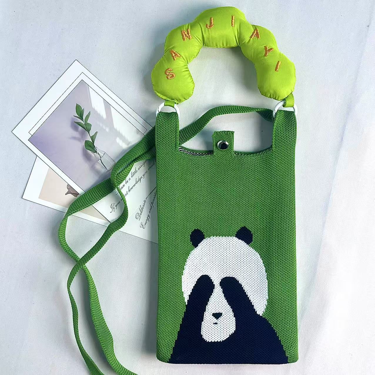 【ハンドル+ショルダーストラップ】グリーンアイカバーベア