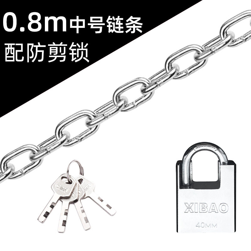 0.8メートルのチェーンの切り止めロック