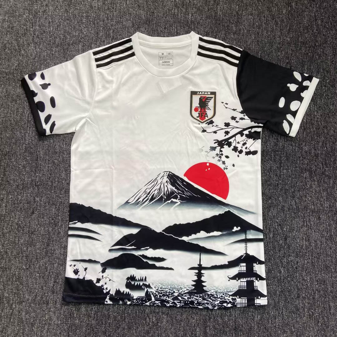 日本の富士山白黒