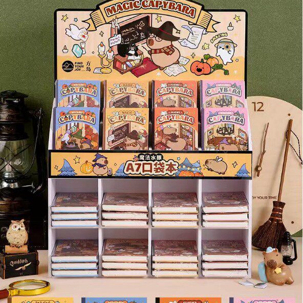 魔法のカピバラ（80枚混合撮影、ディスプレイスタンド付き）