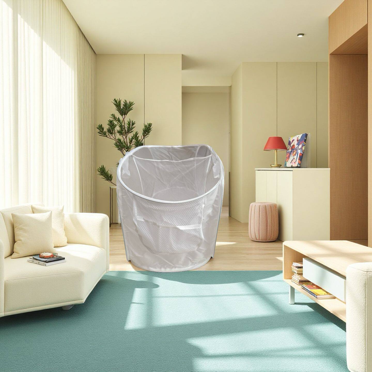 白の 2 つの間隔をあけた水平断面図