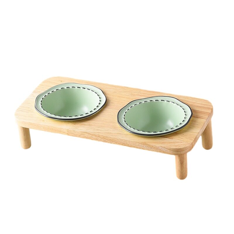 コミックボウル グリーン 2+ オーク ダブルホール ラック 傾斜シリンダー付き