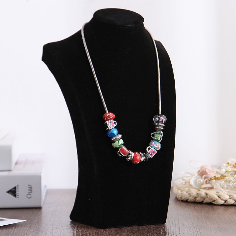 H型 高さ24cm ブラックベルベット