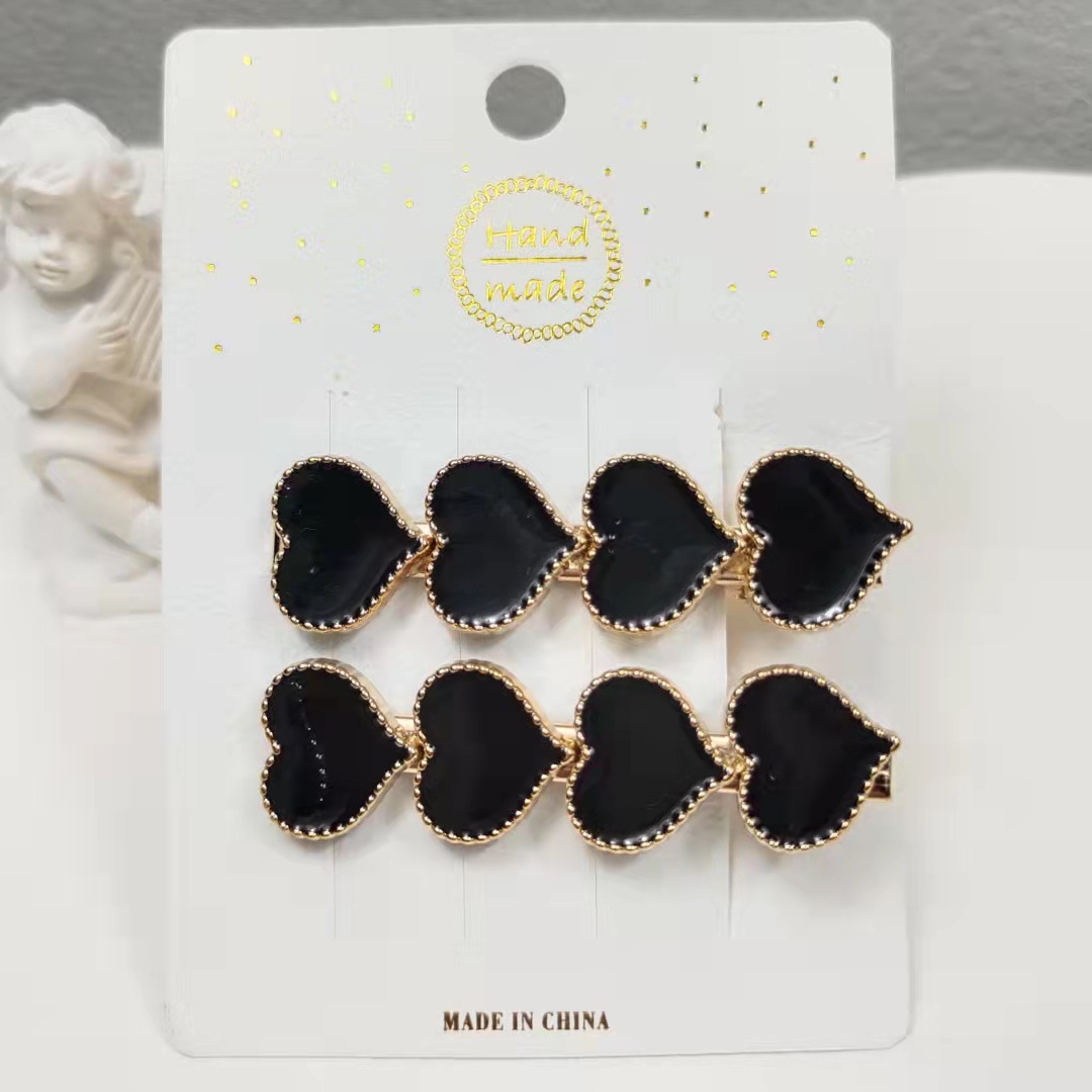 サイドクリップ10#ハート4個