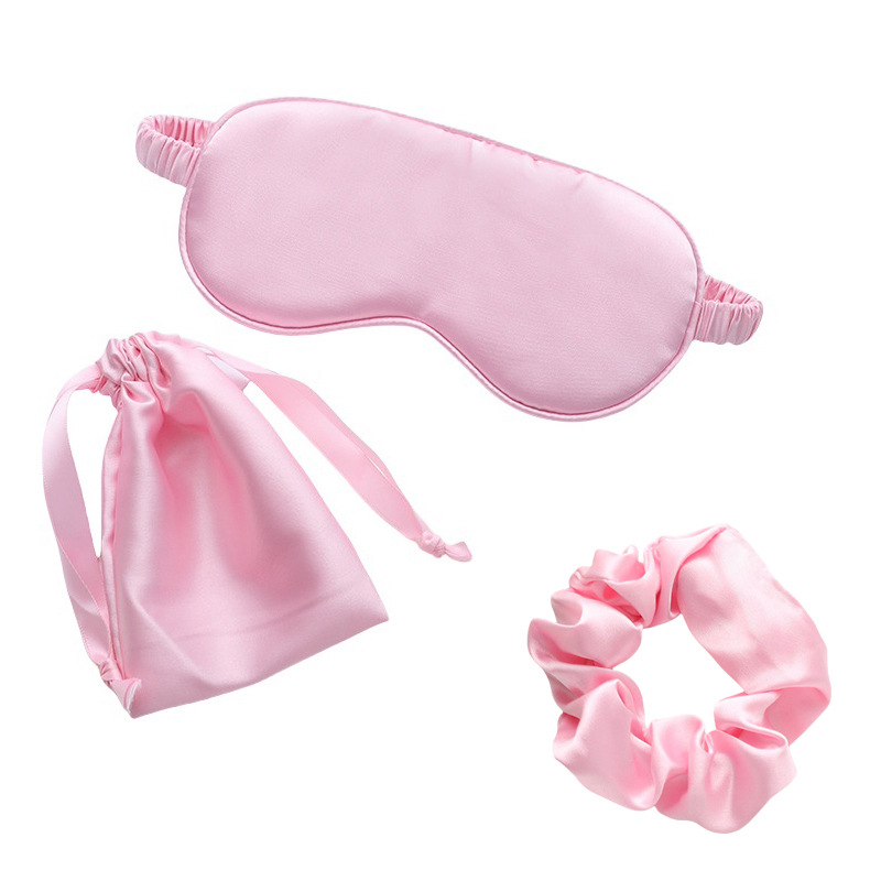 【3点セット】ピンク+保存袋+ヘアゴム