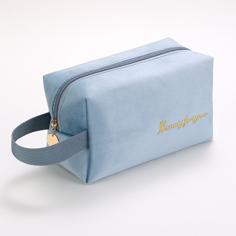 ベルベット ポータブル 長方形 ヘイズ ブルー