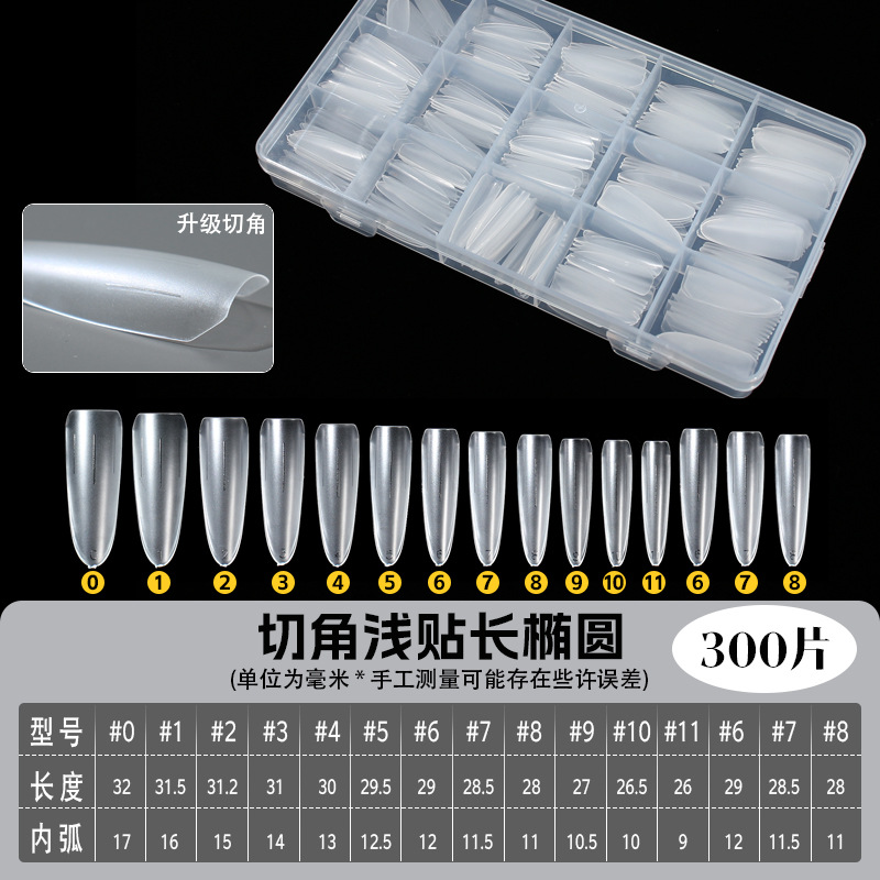 浅くカットされた長楕円形（300個/箱）