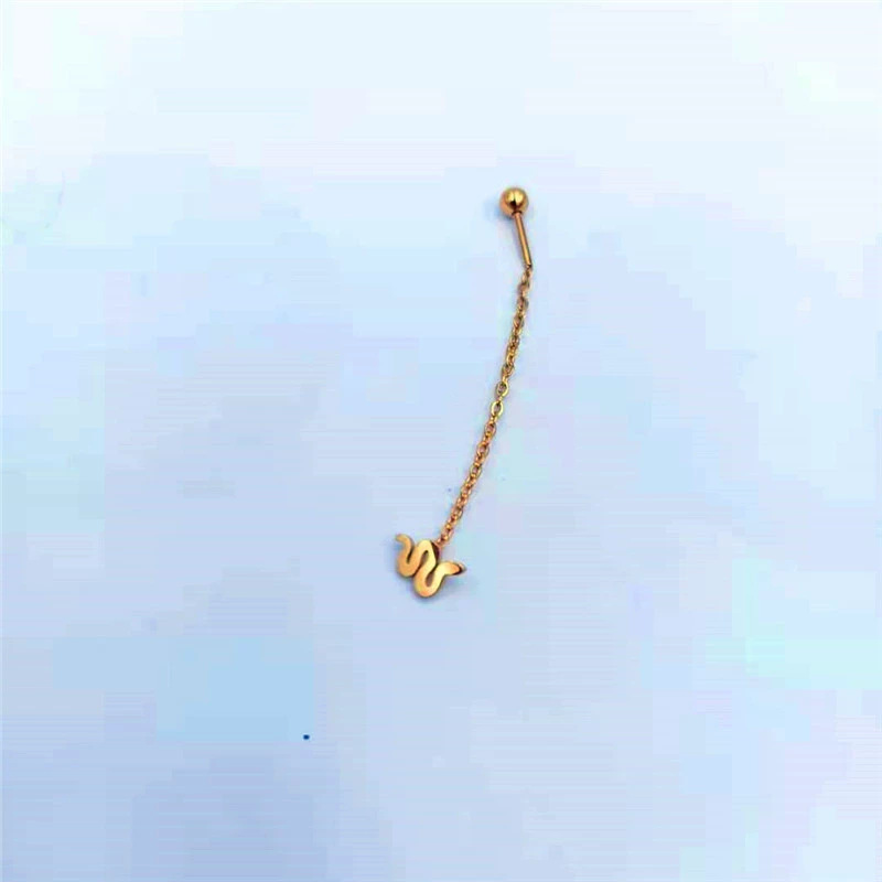 金色の蛇耳ワイヤー