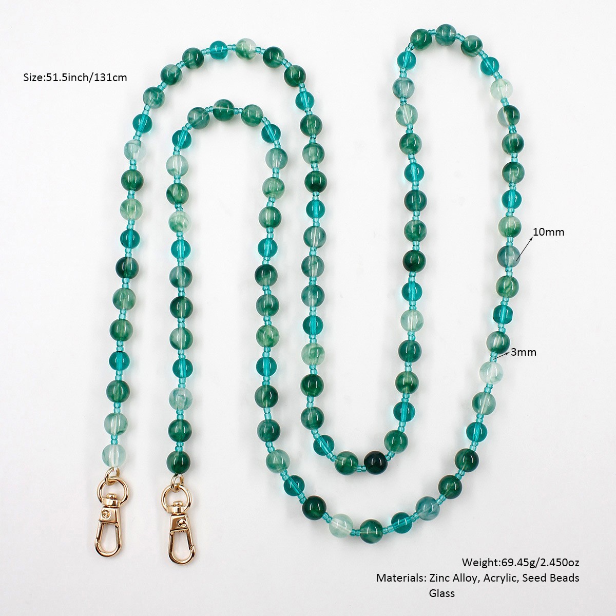 グリーンビーズロングスタイル