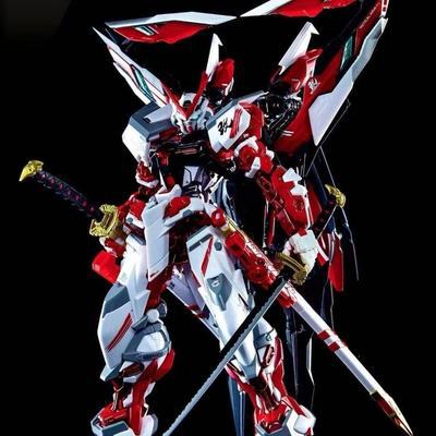 MG 赤異端改造 + 電気メッキ双剣ビッグソード - 無料ブラケット