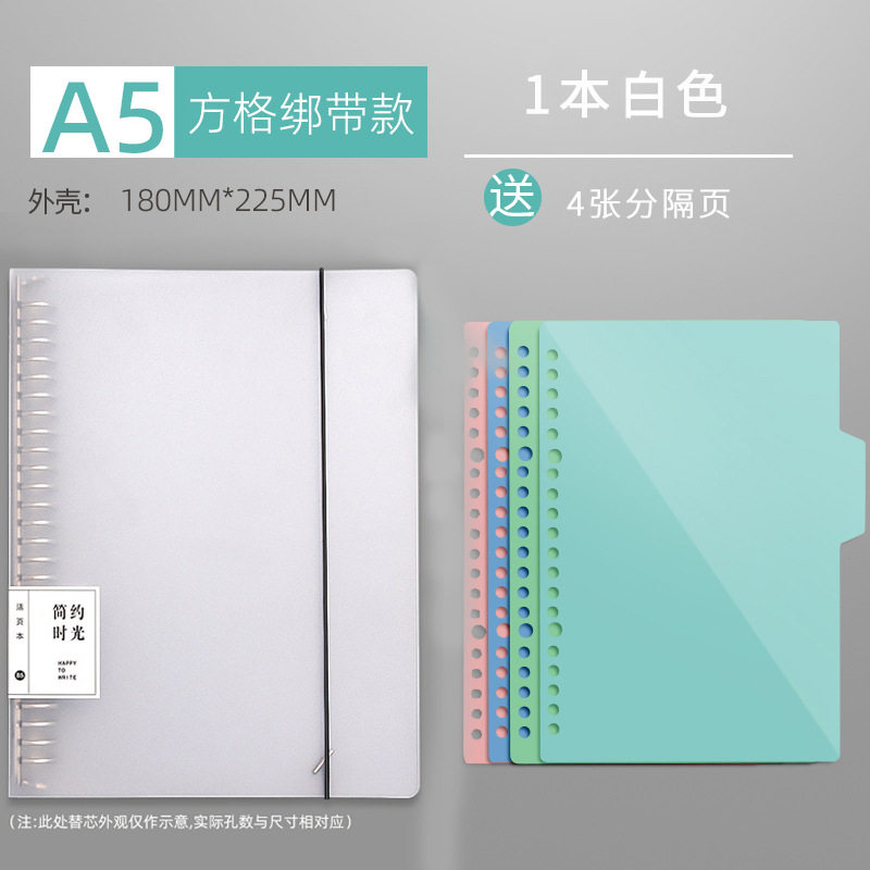 A5-ホワイトバンドケース【仕切ページ】